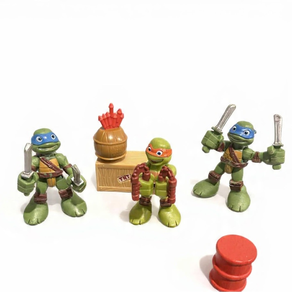 Teenage Mutant Ninja Turtles Action Figures Set w/ Accessories half shell TMNT